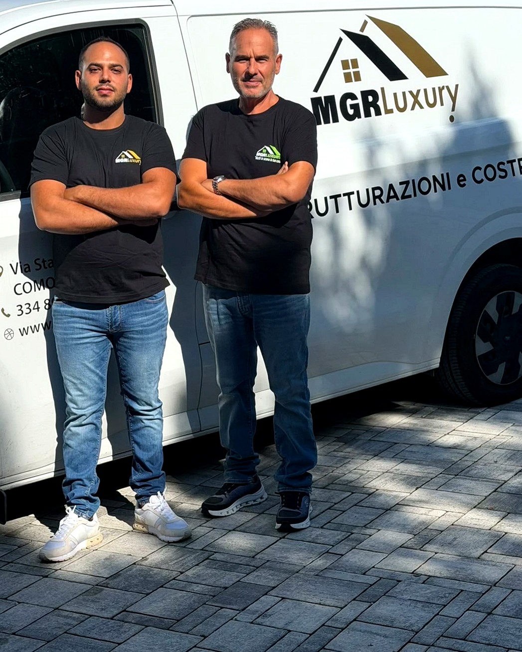 Il team MGR Luxury in cantiere